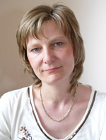 Das Bild zeigt ein Passfoto von Gudrun Hahner.