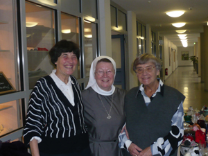 Das Foto zeigt von links: Ansgar Erb, Martin Herzig, Anita Mey, Dagmar Pfeffermann