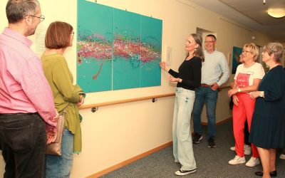Bilderausstellung „Lebenslinien“ im Hospiz St. Elisabeth in Fulda von Anke Grosch