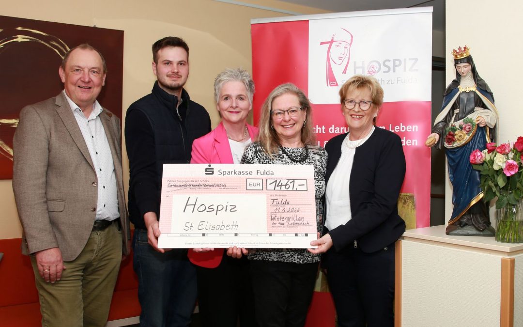 Wintergrillen Familie Labendsch – Spendenübergabe an Hospiz