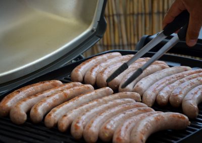 Bratwürstchen auf dem Grill