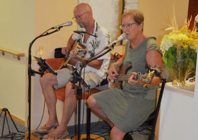 Musiker auf dem Sommerfest