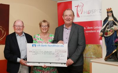 Palliativförderverein Hand-in-Hand Hünfeld e.V. spendet 3.500 Euro an Hospiz St. Elisabeth zu Fulda