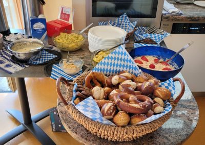 Brezen, Weißwürstel und Leberkäse