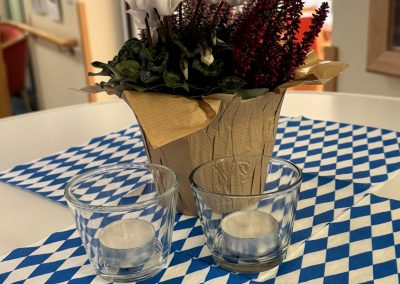 Tischdeko Oktoberfest blau weiß
